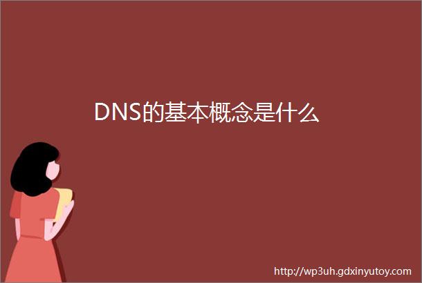 DNS的基本概念是什么